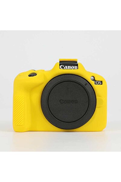 Mettzchrom Canon R50 Uyumlu Silikon Koruyucu Kılıf 4 farklı renk Seçeneği