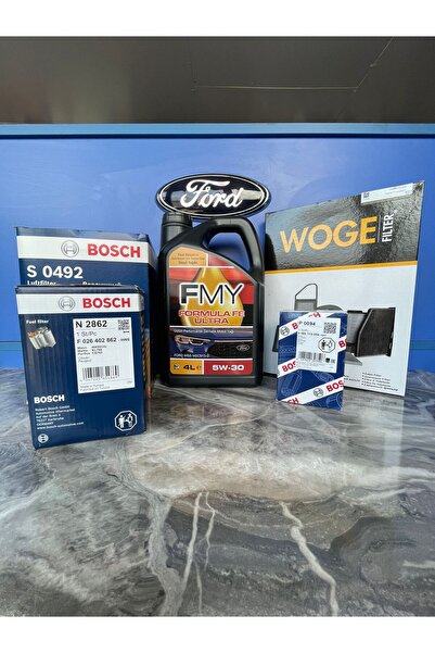 OEM FORD FOCUS 3 YAĞ BAKIM SETİ 1.6 DİZEL 2011-2018 HAVA+YAĞ+POLEN+YAKIT+MOTOR YAĞI 5W30 DPF'Lİ FMY