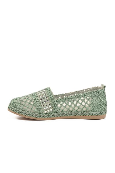 Pierre Cardin Green Knitted Knitwear Women's Ballerina Pc-54570 Z