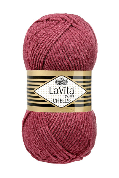 LaVita Yarn Fir de tricotat manual Chells 100% acrilic 100gr (9586 K.GÜL)