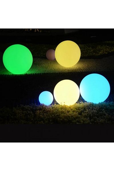 Kardett Globe Lamp Sphere Outdoor Ø15cm, 5 meters USB cable, for garden, alley, terrace, decorative, LED R