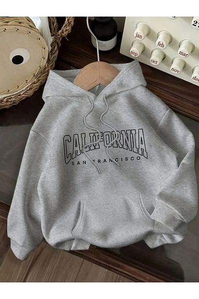 uyguntarz Unisex San Francisco Printed Oversize Sweatshirt