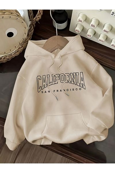 uyguntarz Unisex San Francisco Printed Oversize Sweatshirt