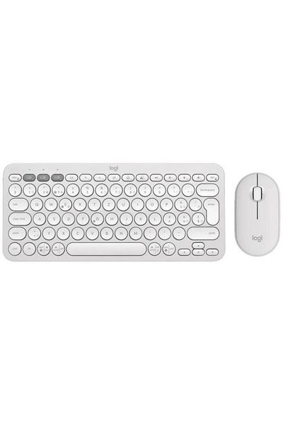 logitech Kit tastatura + mouse Pebble 2 Combo, Alb