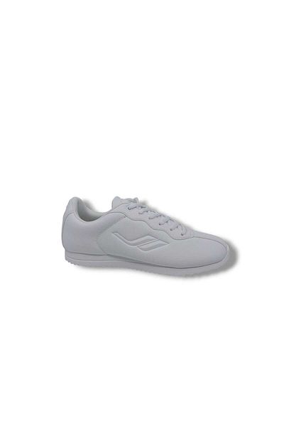 Lescon Neptun Unisex White Lace-Up Sneakers Shoes