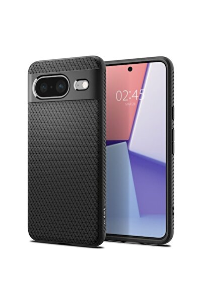 Spigen Husa pentru Google Pixel 8, Liquid Air Matte, Elite Armor, Neagra