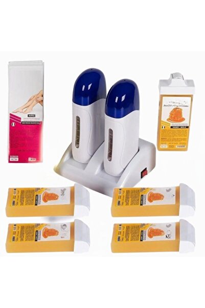 Kardett Complete Home Waxing Kit – Double Heater, 5 Refills, 100 Strips