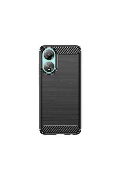 e-Eunoia Art Husa pentru Oppo A78 4G, Carbon, Elite Armor, U538, Neagra