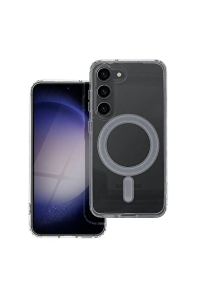 OEM Husă MagSafe pentru Samsung Galaxy S23 S911, OEM, Clear Mag, Transparentă