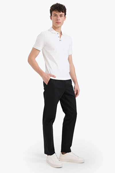 DeFacto Regular Fit Chino Black Men's Trousers D7349Ax/Bk81