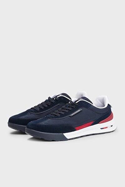 Tommy Hilfiger Lacivert Erkek Sneaker RETRO RUNNER NYLON MIX