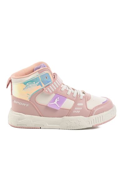 Cool Powder Velcro Ankle Length Girl's Sneaker King Long F