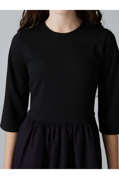 LC Waikiki Lcw Teen Crew Neck Junior Girl Dress