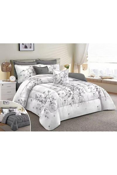 SNOOZYL Luxurious double bed sheet, printed, made of microfiber, size 240*260 cm