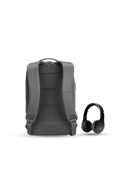 L`avvento L’avvento Laptop Backpack Fits up to 15.6”, With L'avvento Bluetooth Headphone Black