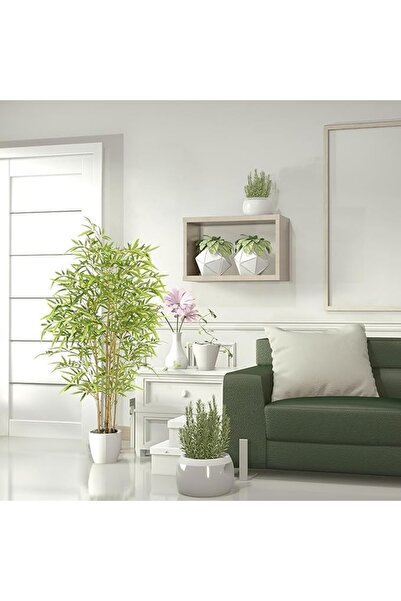 Kardett Bambus japonez Artificial cu Ghiveci, 90 cm, Plante Decorative pentru...