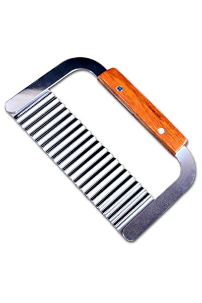 Generic YumLock Potato Knife Crinkle Cutter, Stainless Steel Potato Cutter