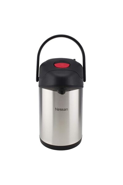 Generic Nessan Insulated Pump Flask, 3.5 liter - SS35HI