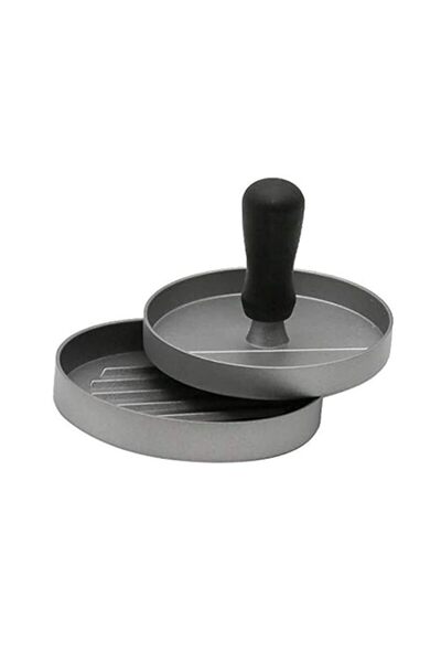 Generic قالب دائري لتحضير فطائر البرجر من سبائك الألومنيوم مقاس 11 سم، مناسب ...