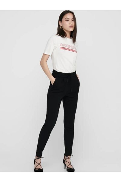 ONLY Onlpoptrash Easy Col Pant Pnt Noos Women's Waist Tie Sports Pants 15115847