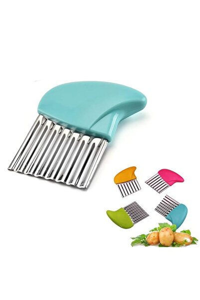 Generic SHOWAY Crinkle Cutter Cutting Tool French Fry Slicer Potato Fruit Veg...