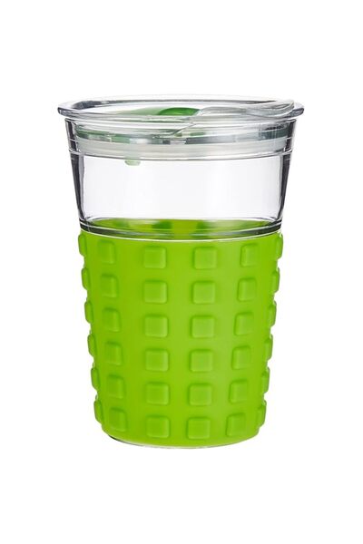 Generic Harmony Bottle Clear Body,Lid,Green Pp Part And Silicone 350ML Yh-176...