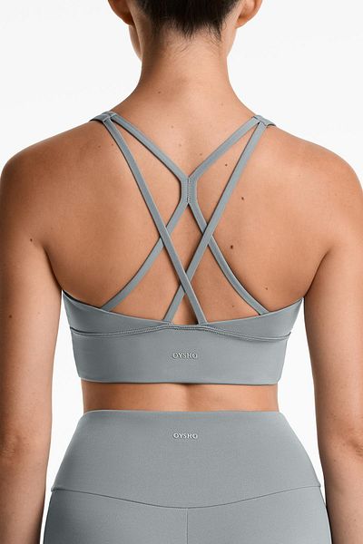 Oysho Medium-support comfortlux sports bra with cups