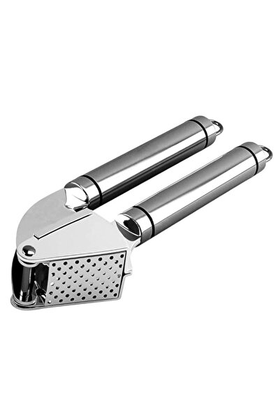 Generic Stainless Steel Garlic Press, Silver 1pcs