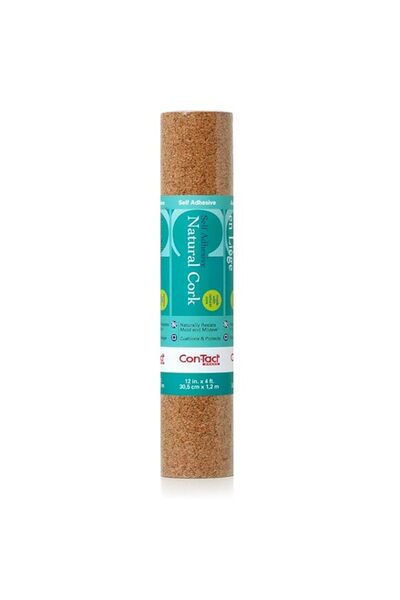 Generic Con-Tact Brand Cork Roll, Self-Adhesive, 12" x 4'