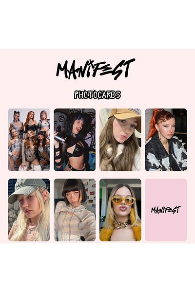 Kpop Dünyasi Manifest''Ot6'' Photocards Set