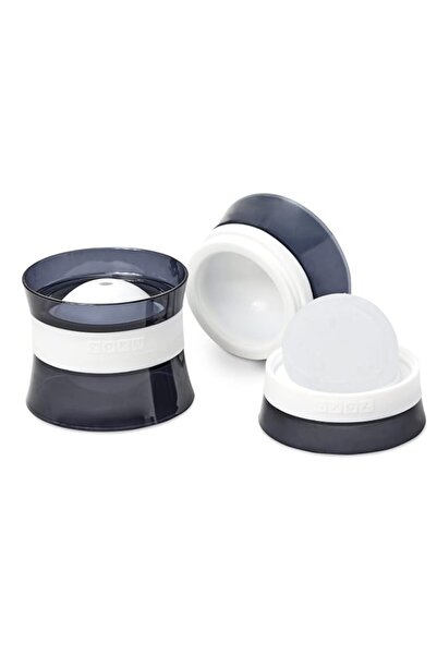 Generic مجموعة كرات قوالب الثلج زوكو من قطعتين