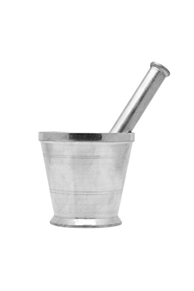 Generic مجموعة ملاط RAJ RK من الألومنيوم، 12 سم، RK0064، مطحنة ثوم، مطحنة توا...