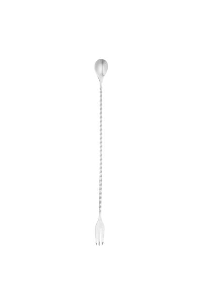 Generic Restaurantware-Bar Lux 16 Inch Bar Spoon, 1 Fork Tip Cocktail Stirrer...