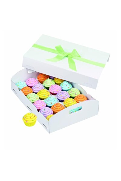 Generic علبة كب كيك قابلة للطي من ويلتون وايت