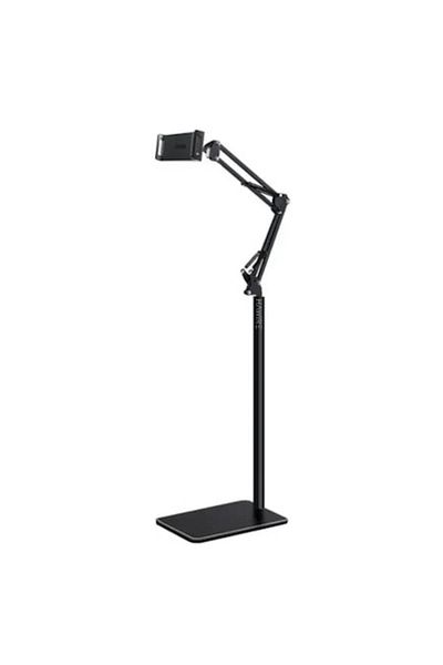 HAWIRE Suport telefon/tableta de podea HAWIRE, Stand multifunctional, Livestream, Unghi reglabil la 360°,