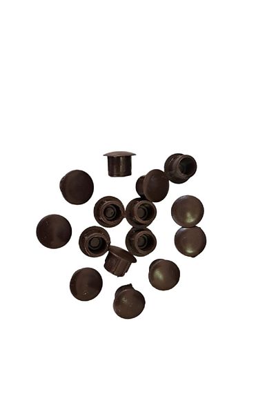 OEM Screw masking plug, dark brown RAL8019