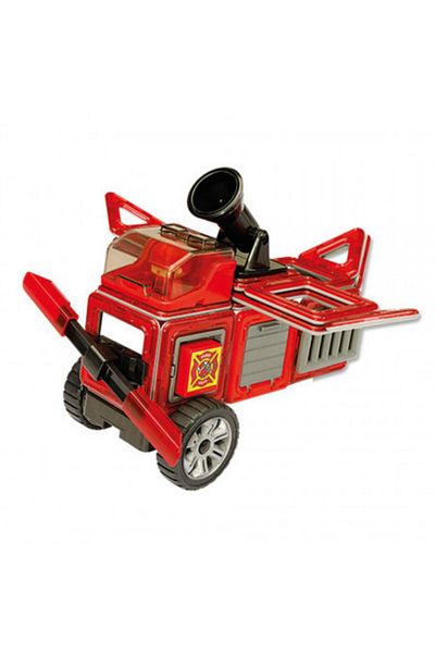 Toy Magnetic Building Blocks Set - Rescue Team, 50 pieces