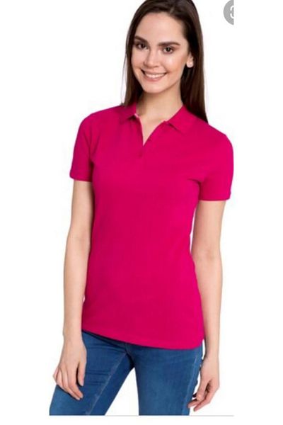 ModAras Short Sleeve V-Neck Plain Casual Style 100% Cotton Clothing T-Shirt Pink Children - Arassutjshjrtj-Pem-Coc