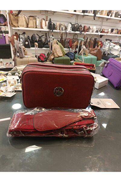 David Jones Çapraz Postacı Çantası Bordo