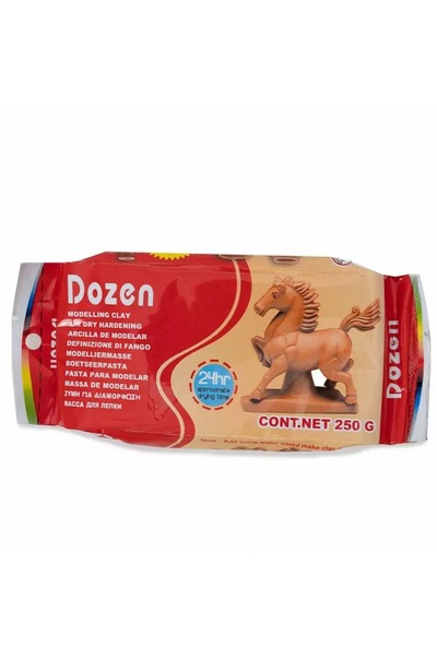 Generic Dozen Air Clay Set – 12 Color Modelling Clays, 250g Total | Art & Craft Clay for Kids & DIY Fun