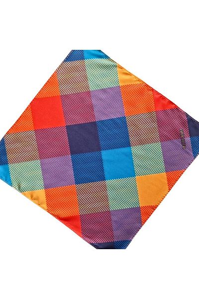 POZİTİF MRK Colorful Handkerchief Plaid Pattern