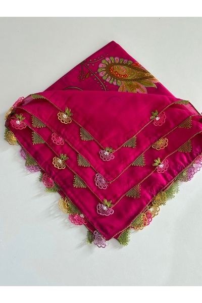 CENK YAZMA Lucru manual brodat cu ac Scris/ace/ace Lucru yemenit/Artizanat Pânză de brânză/Husă pentru cap