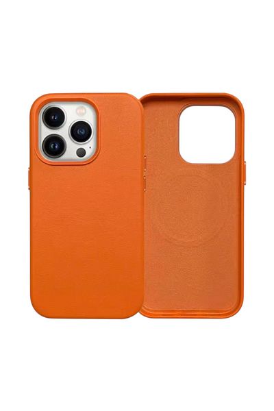 KILIF HOUSE iPhone 16 Plus Compatible Suede Genuine Leather Animated Magsafe Supported Case