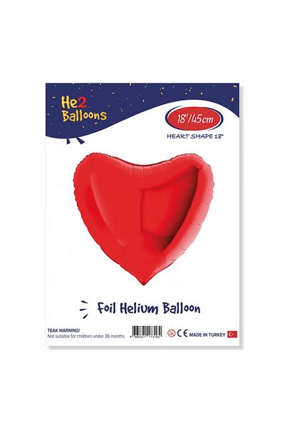ALPJOY Heart Foil Balloon 18'Inch Red