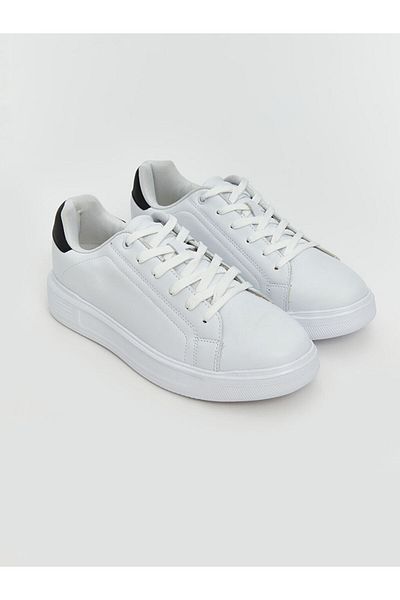 LC Waikiki Блестящи избори от Shining Store | Мъжки спортни обувки с бял кожен вид