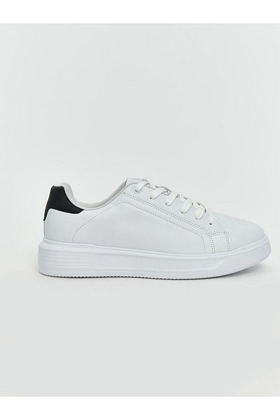 LC Waikiki Блестящи избори от Shining Store | Мъжки спортни обувки с бял кожен вид