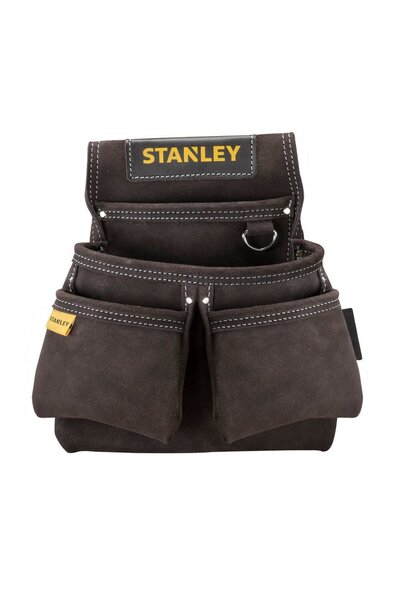 Stanley STST1-80116, suport din piele pentru curea, 4 buzunare pentru scule