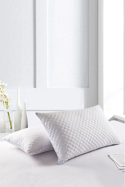 jn junenext 2 Pieces Quilted Anti Stress Beads Silicone 50X70 cm Sleeping Pillow