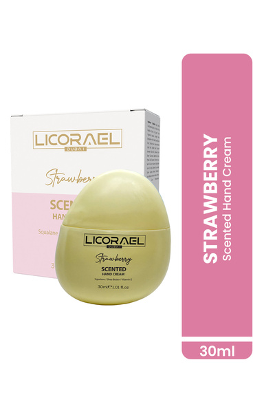 Licorael Dubai Hand Cream Strawberry Scented Hand Cream with E-Vitamin (Straw...