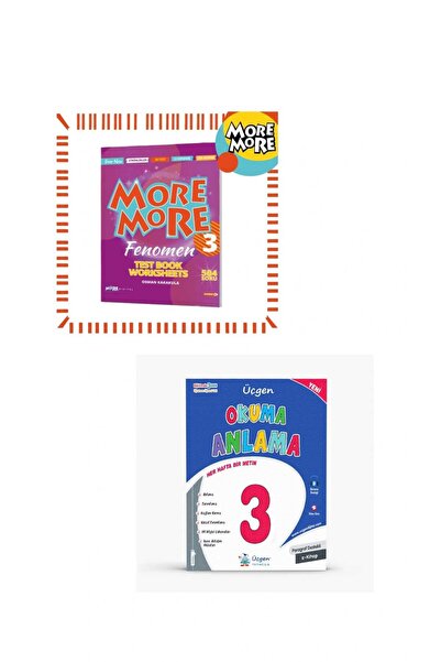 Fenomen Yayıncılık MORE&MORE 3.SINIF TESTBOOK + ÜÇGEN YAYINLARI 3.SINIF OKUMA...